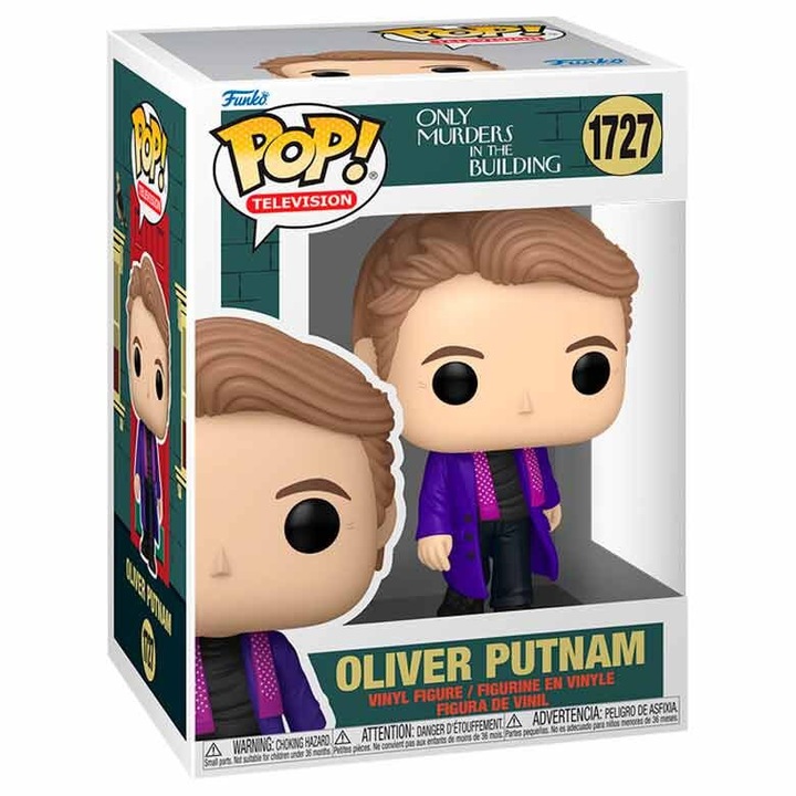 Figurina Funko POP Only Murders In the Building 1727 Oliver Putnam, multicolor, 9cm, set colectionabil