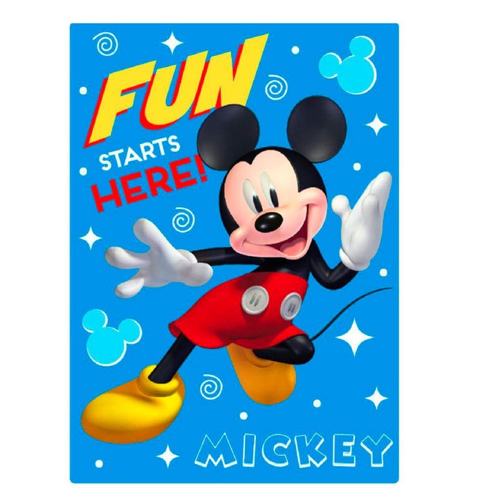 Disney - Mickey Mouse polár takaró - Hivatalos prémium termék, belső kiegészítő