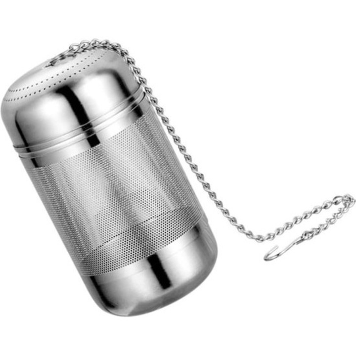 2 db rozsdamentes acél teatojás készlet, 8x4cm, gyógynövényekhez és főzéshez