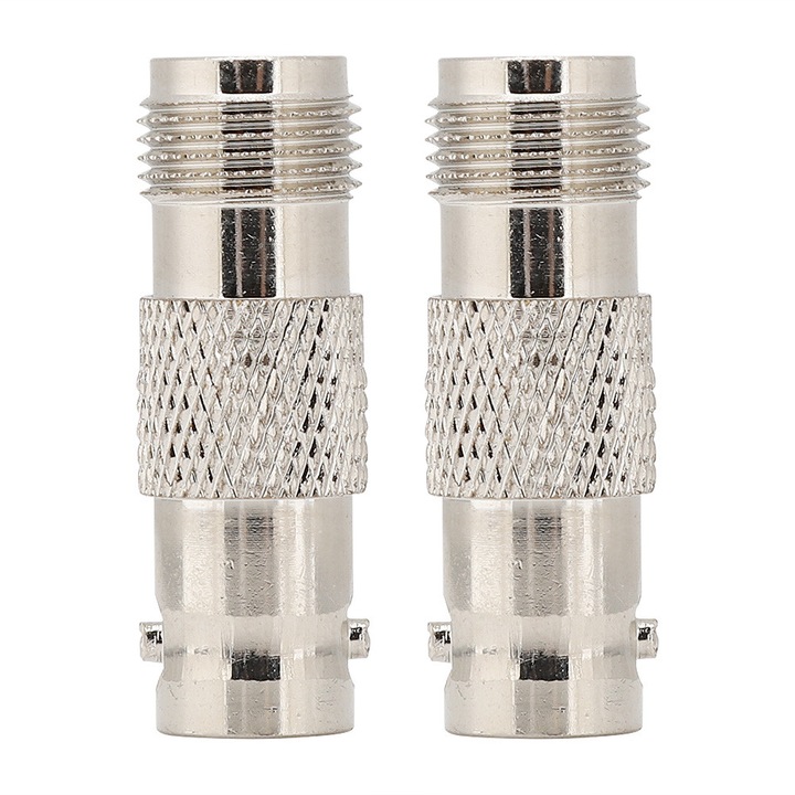 2 db nikkelezett sárgaréz TNC/BNC KK adapter WiFi antennához
