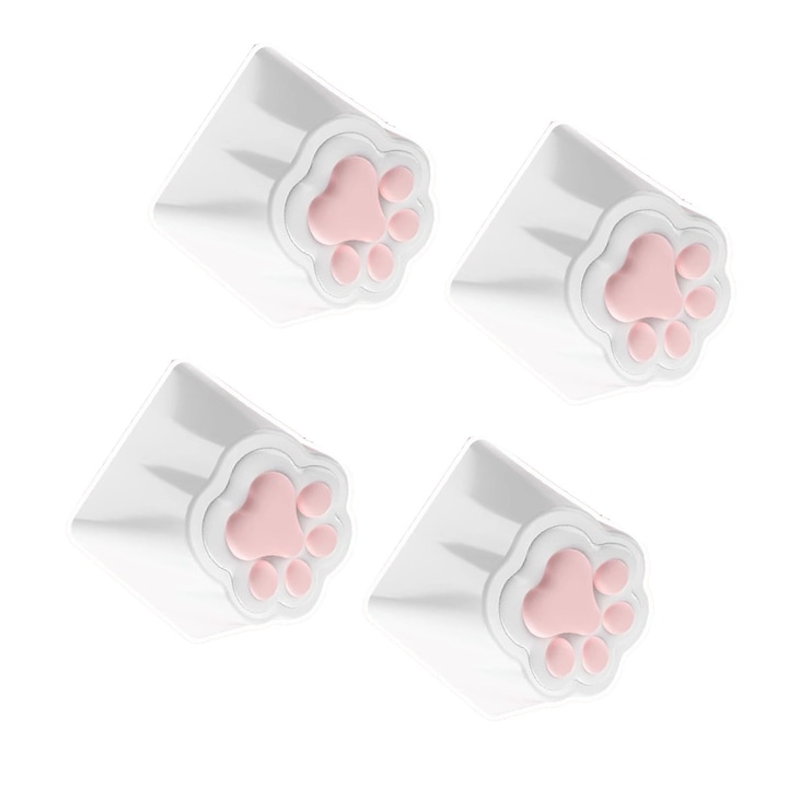 Set tastatura si mouse wireless, 98 taste, design retro, alb, 2.4G, 10m