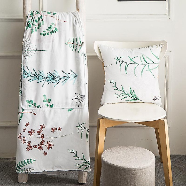 Többfunkciós dupla párna dupla cipzárral, puha, színes, 50x70cm