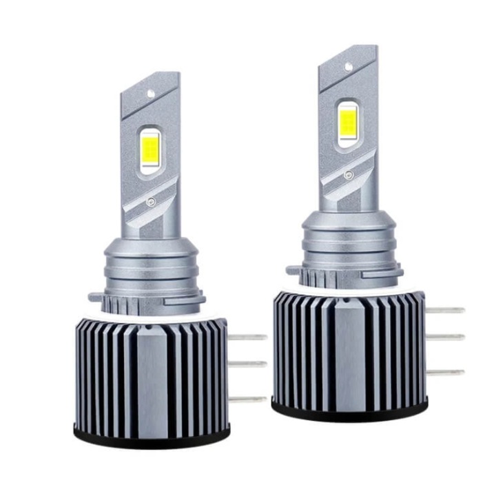Becuri led H15 Canbus 140W, lumina alb-rece, 12000 lumeni lumixauto