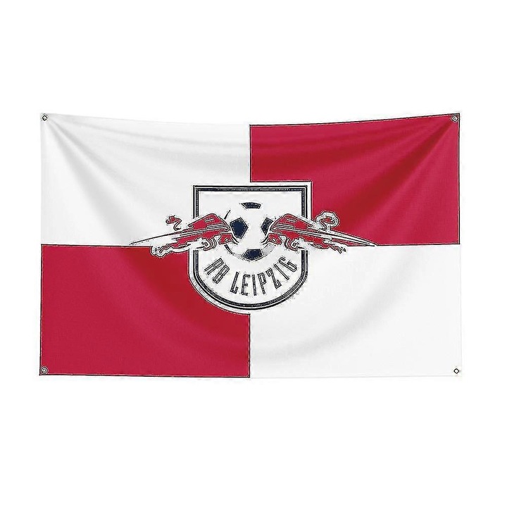 Steag sportiv Rb Leipzig, 90x150cm, poliester, decorativ