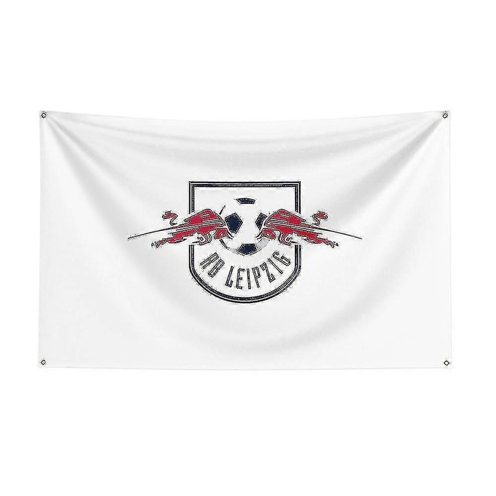 Steag sportiv Rb Leipzig, poliester imprimat, 90x150cm, decorativ