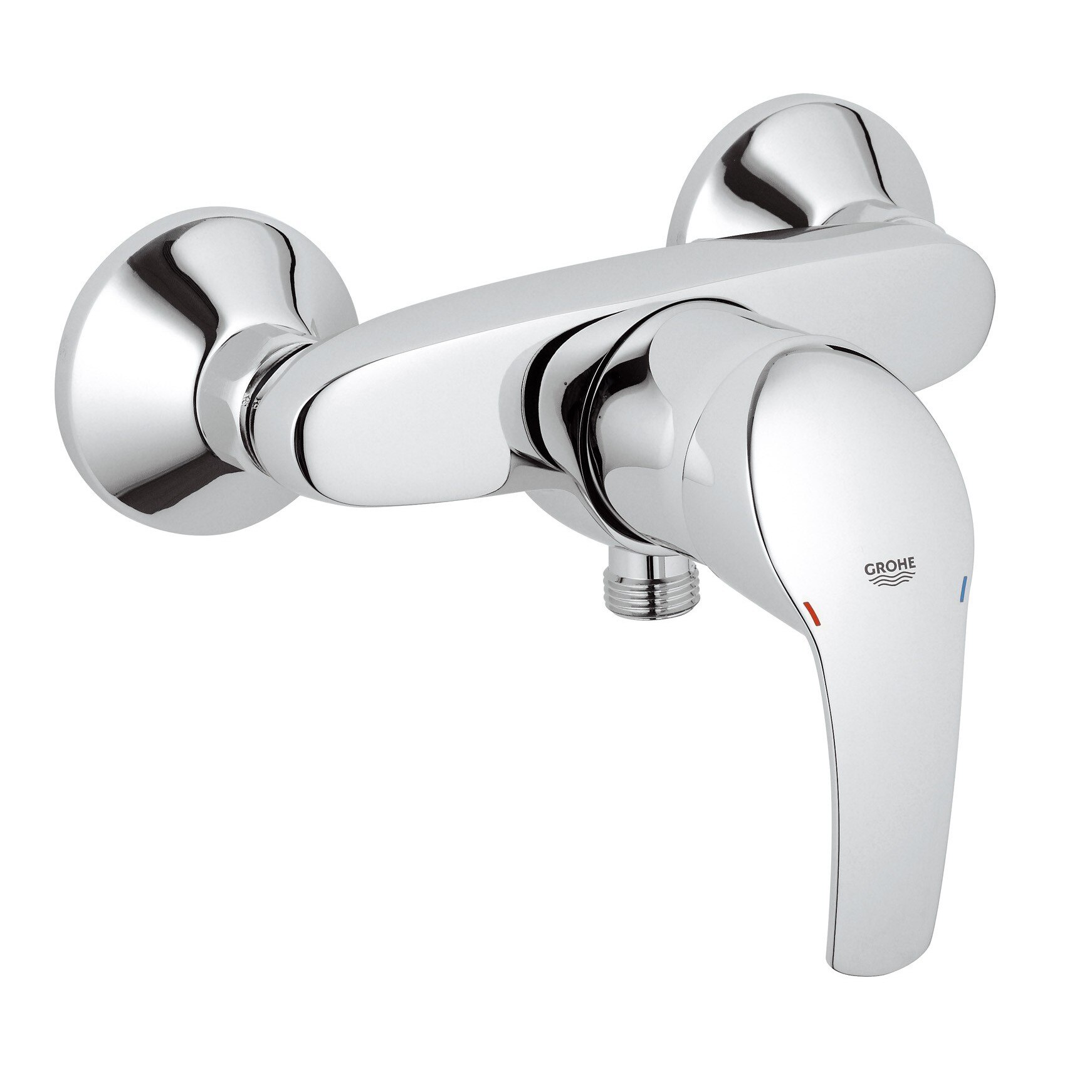 Baterie baie dus monocomanda Grohe Eurosmart crom