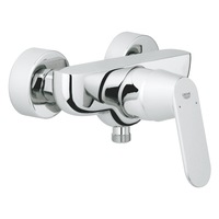 Baterie dus Grohe Eurosmart Cosmopolitan, monocomanda, 1/2", cartus ceramic, protectie reflux, limitator debit, crom