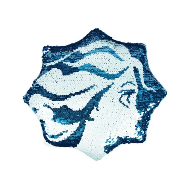 Perna decorativa Frozen Disney cu lentile, albastru