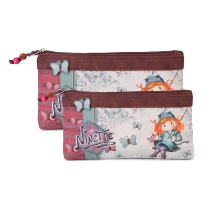 Penar set de 2 FOREVER NINETTE Swing, verde, 15x26x4cm