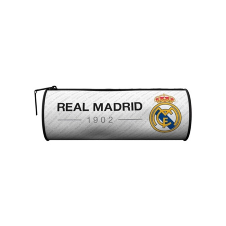 Цилиндричен несесер REAL MADRID 1902 бял