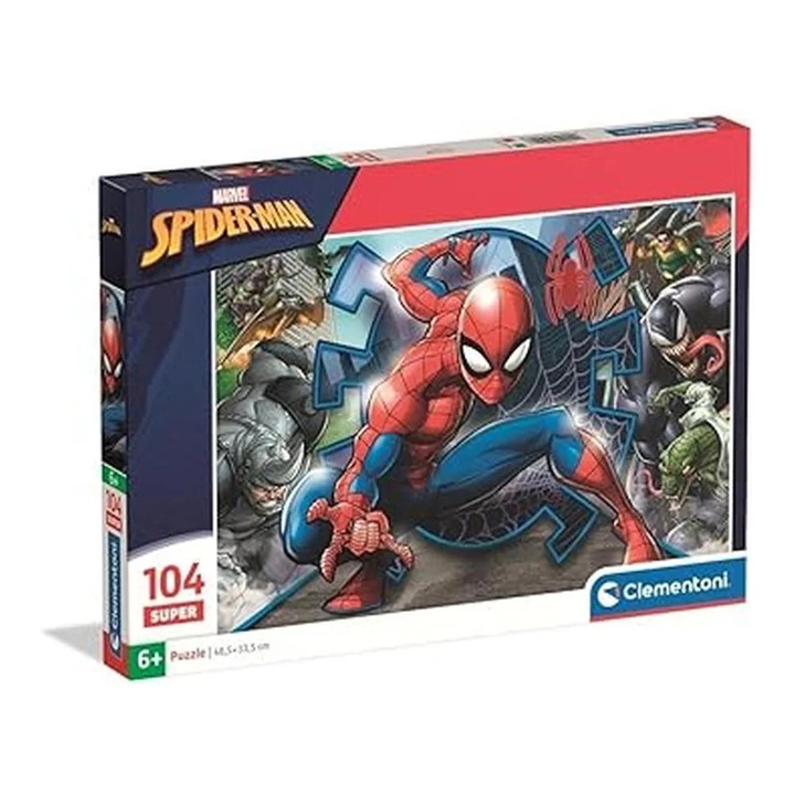 Пъзел Marvel Spiderman, 104 части, комплект
