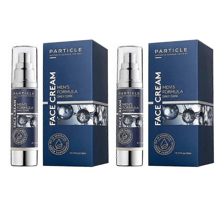 Férfi öregedésgátló arckrém, 50ml, 2 darabos szett, csökkenti a ráncokat, halványítja a szem alatti karikákat, egységesíti a bőrtónust