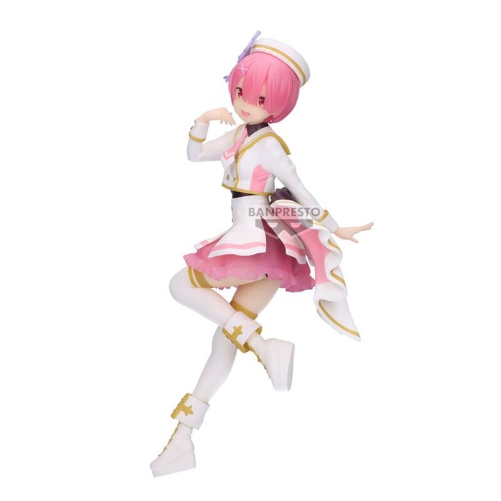 Figurina Banpresto Re:Zero Starting Life in Another World Ram, 22cm, pentru varsta de peste 15 ani