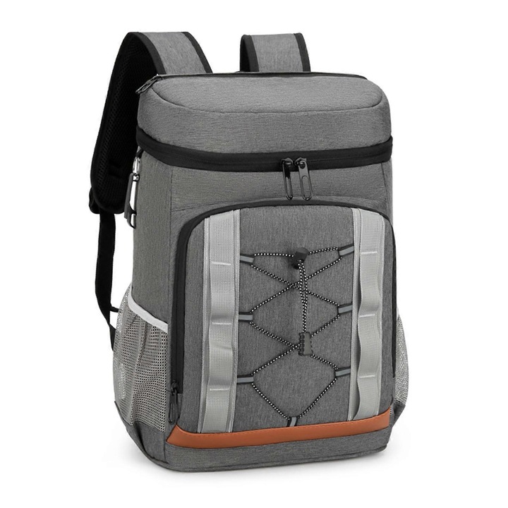 Rucsac termoizolant, capacitate mare, waterproof, albastru, 32x19x46cm