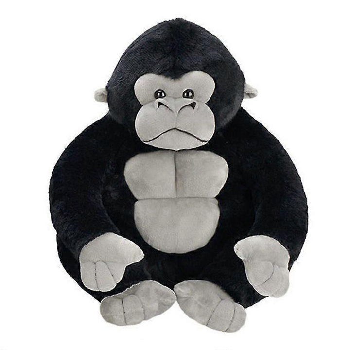 Jucarie de plus Gorilla, 42cm, neagra, set 1 bucata
