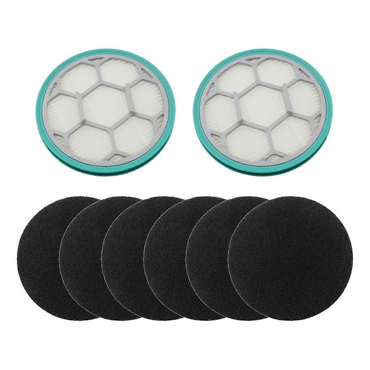 Hepa szűrő és szivacsok Neakasa/Neabot P1 Pro porszívóhoz, 2 Hepa szűrő + 6 szivacs készlet, műanyag