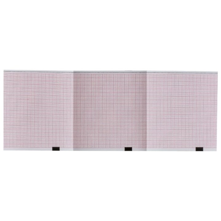 Hartie ECG/EKG, PRIMA, 110x100mm (Bioset 3600/3700), 180 coli