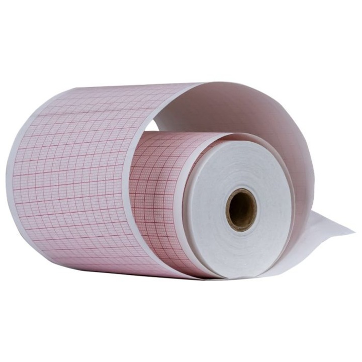 PRIMA Hartie ECG, 80mmx30m (Hellige, Cardioline, Electronica Trentina etc.), 5 role