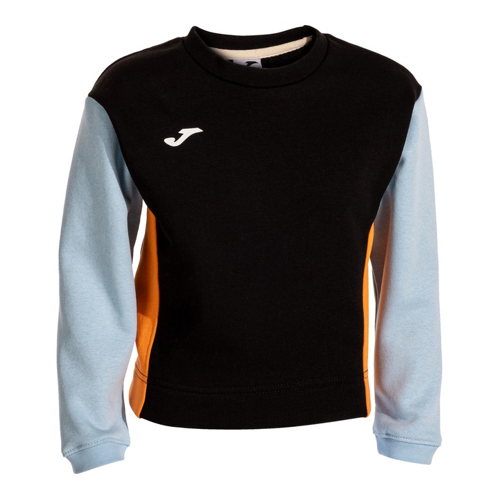 Bluza cu maneci lungi Stripe Adventure 500718.375, Joma, 164 CM, Negru-Turcoaz-Portocaliu