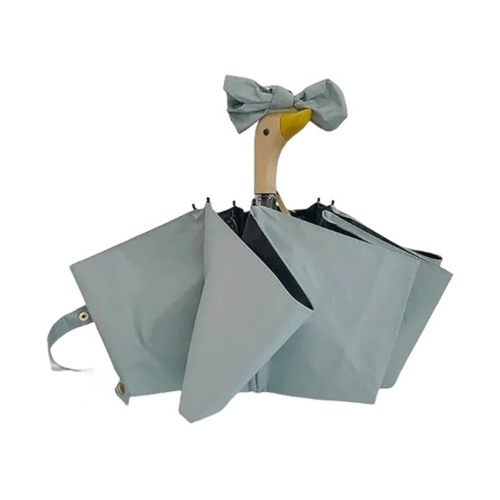 Beijiyi női esernyő, dupla, UV-védelemmel, zöld