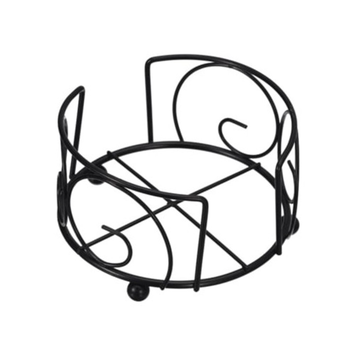 Italtartó állvány, vas, 4.25cm, fekete