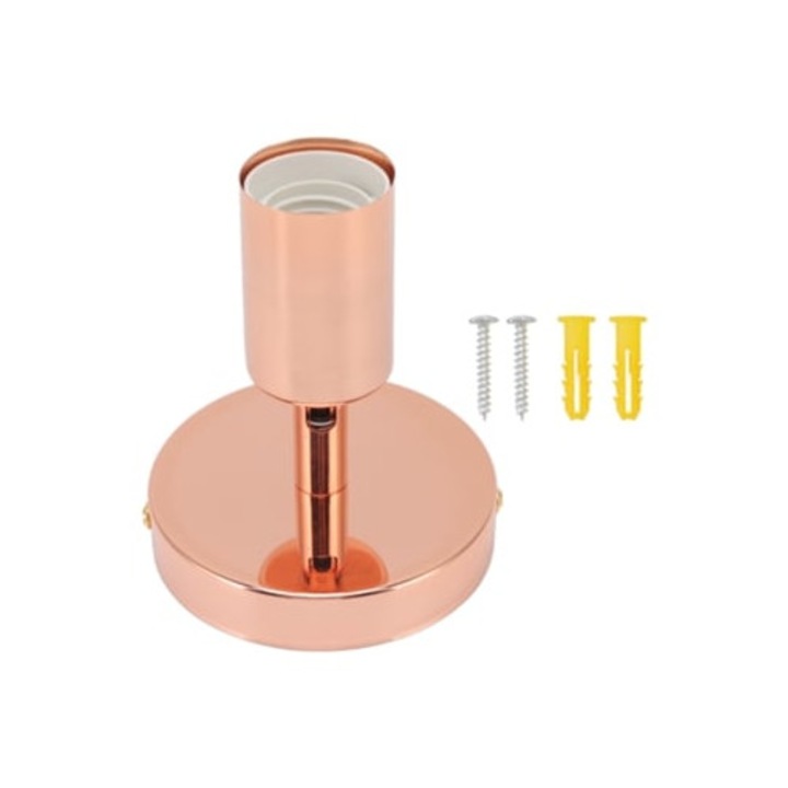 Регулируема стенна лампа, 180°, желязна основа, E27, E26, за всекидневна и спалня