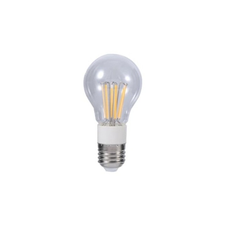 Bec LED filament 6W E27 12V alb cald 360 grade