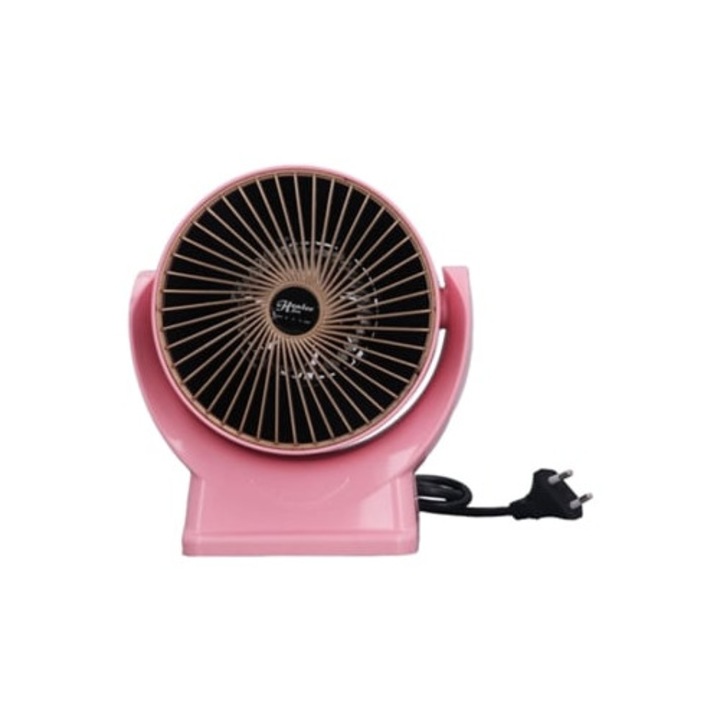 Hordozható hősugárzó ventilátorral, 650W, 220V, otthoni és irodai használatra