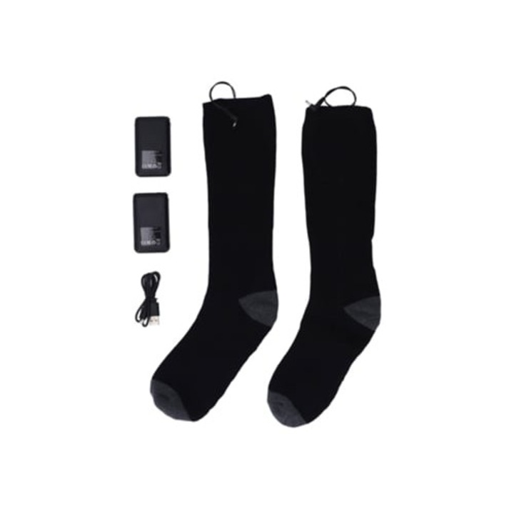 Sosete incalzite, 3 setari de caldura, USB, confortabile, lavabile, unisex