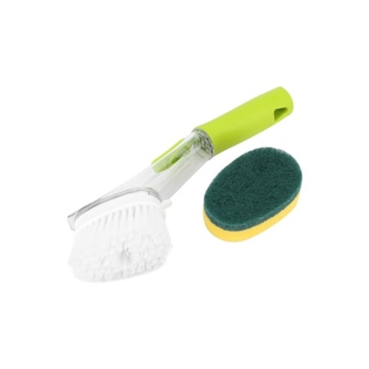 Perie automata de curatare multifunctionala cu detergent pentru bucatarii, set