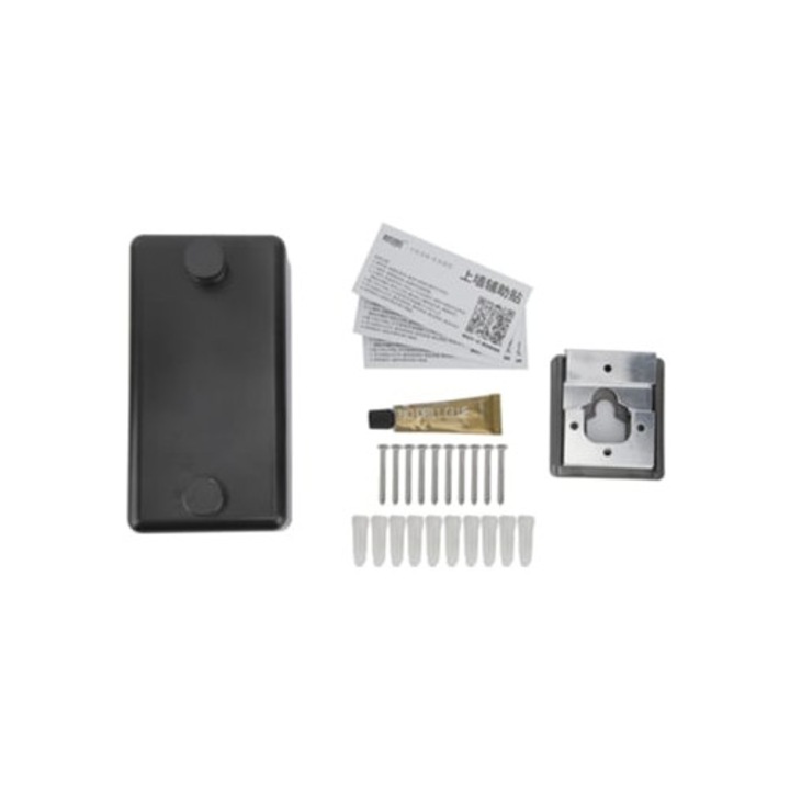 Sfoara telescopica invizibila pentru rufe fara gauri, neagra