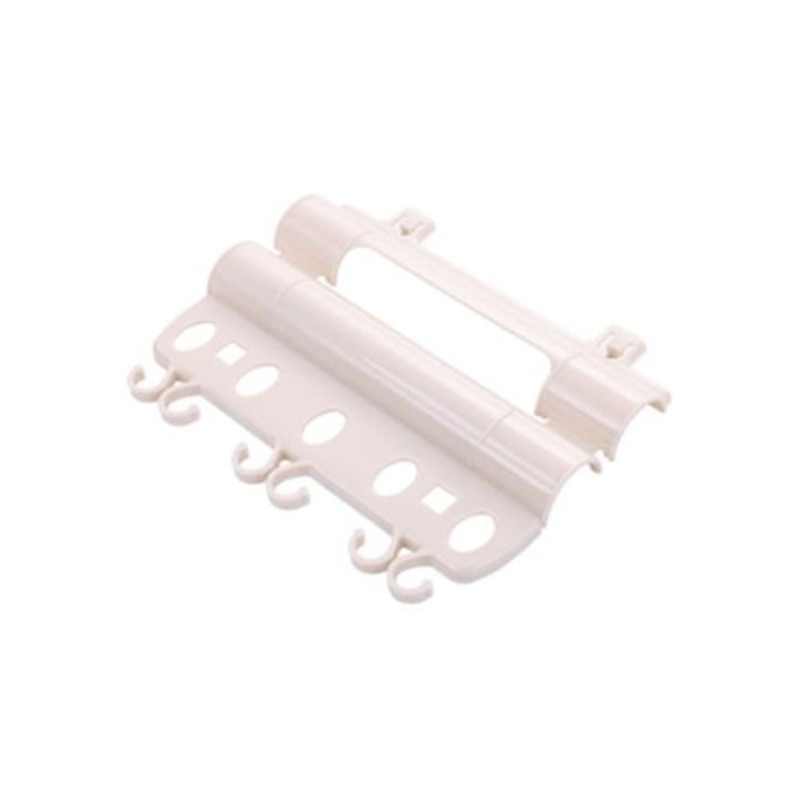 Umeras multifunctional din plastic cu protectie impotriva vantului, bej