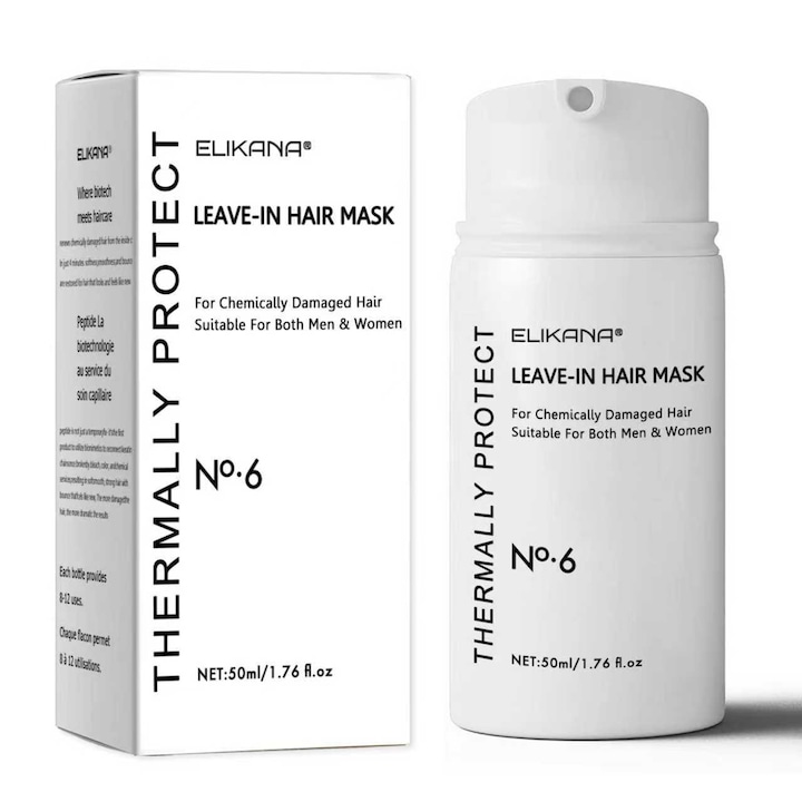 Masca de par, 50ml, pentru netezirea parului cret si repararea vopsirii