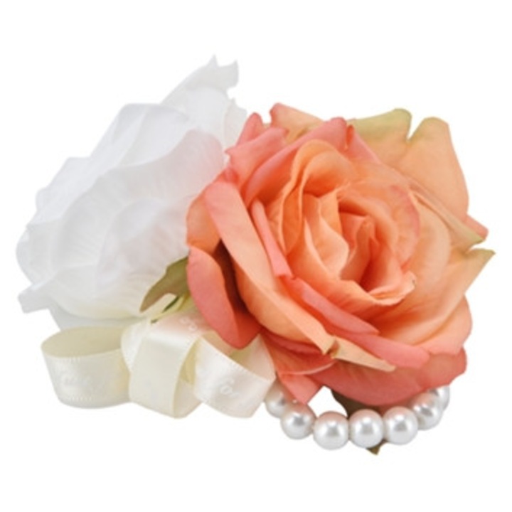 Bratara din flori artificiale pentru mireasa, domnisoare de onoare, set bijuterii dama