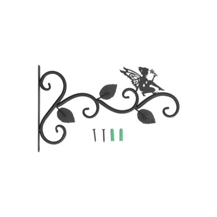 Suport suspendat din fonta pentru ghivece, ideal pentru livinguri si balcoane