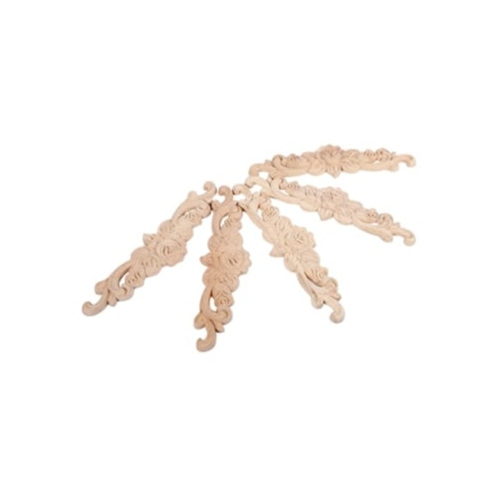 Rame foto clasice, design floral, decor vintage, nefinisat, 30x7cm