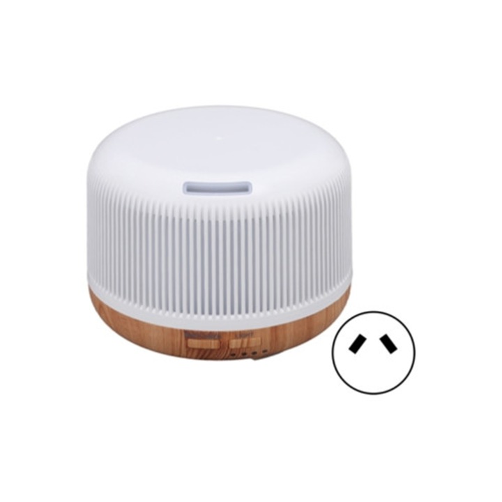 Difuzor aromaterapie 300ml, design lemn, 7 culori LED, 100-240V, pentru acasa, dormitor, birou