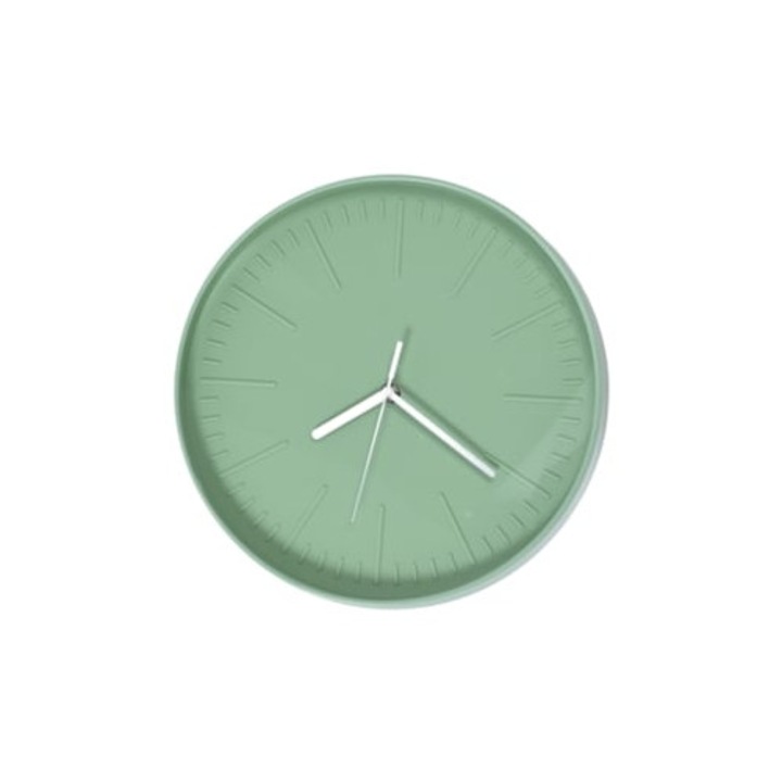 Dekoratív kvarc falióra, modern műanyag modell, nappaliba és hálószobába, többszínű