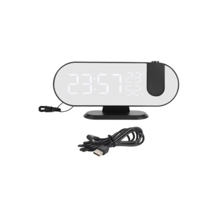 LED dekoratív óra fotoszenzitív vetítéssel és 180 fokos projektorral