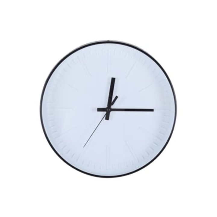 Nagy, modern fehér dekoratív óra otthonra, irodába és hálószobába