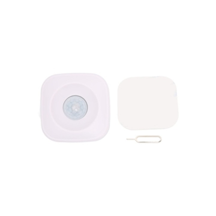 Senzor de miscare PIR wireless, aplicatie de securitate inteligenta, alarma, senzor infrarosu