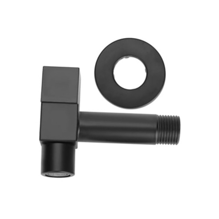 Fekete réz csaptelep, falra szerelhető, hidegvíz, G1/2