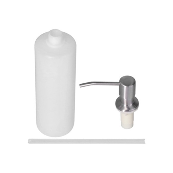 300 ml-es rozsdamentes acél szappanadagoló, konyhai és fürdőszobai kiegészítő