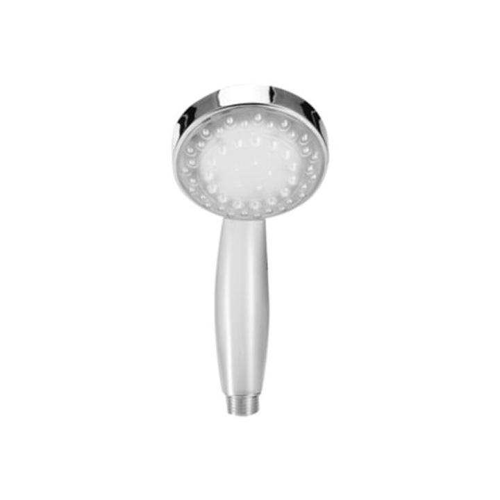Dus cu mana LED colorat, control al temperaturii, set pentru baie