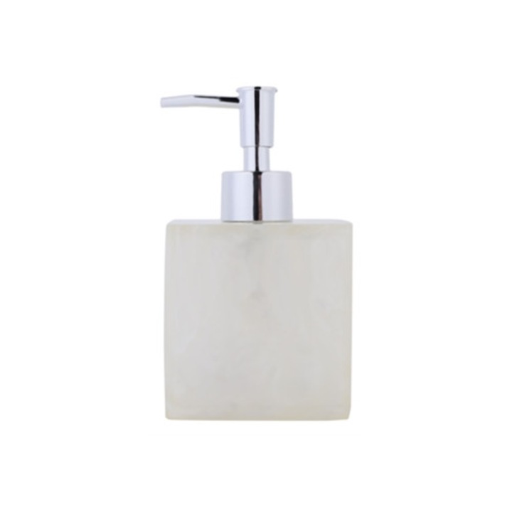 Szappan-, sampon- és testápoló adagoló, fehér
