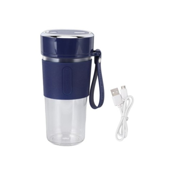 USB-töltős elektromos turmixgép, SUS304 rozsdamentes acélból, vízálló, BPA-mentes