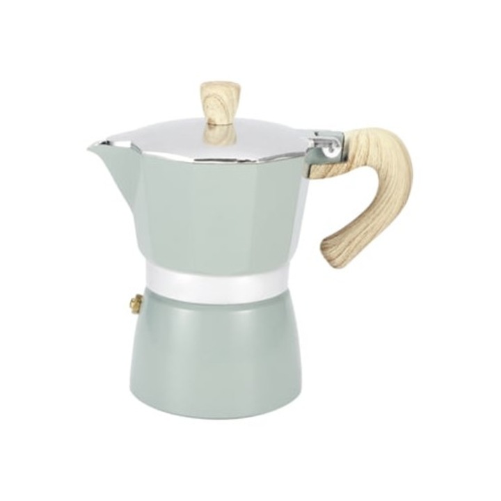 Espressoare pentru aragaz, octagonal, aluminiu, pentru bucatarie.