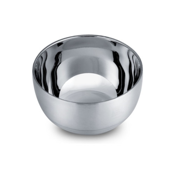 Bol dublu din otel inoxidabil SSGP 304 pentru salata si fructe, 30x15cm