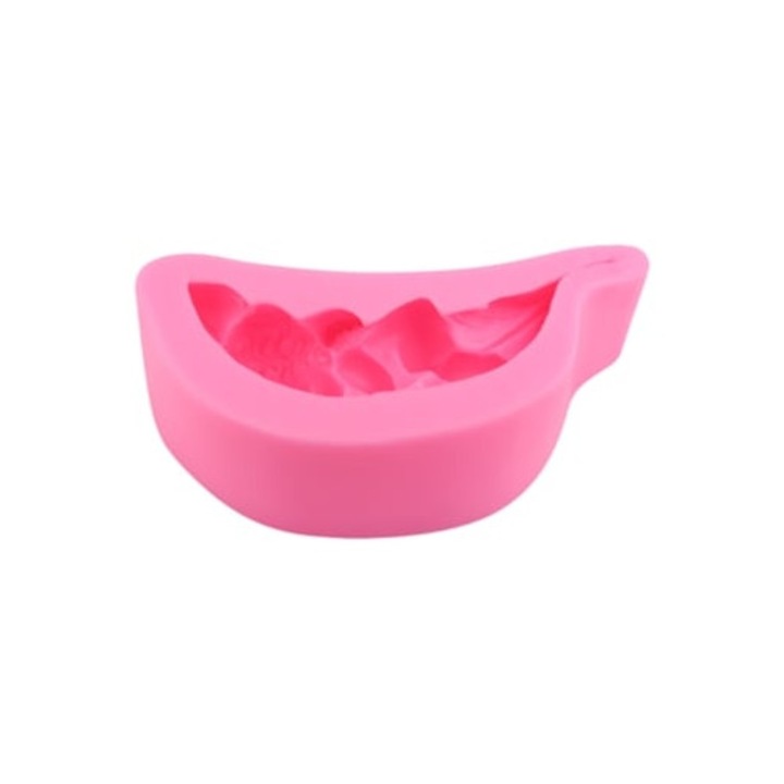 Forma prajituri siliconica 3D in forma de inger, set pentru torturi si cupcakes