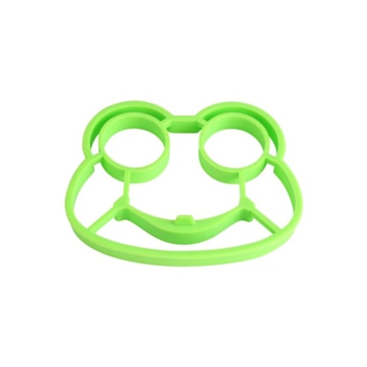 Forma prajituri din silicon pentru oua in forma de broasca, unelte de bucatarie